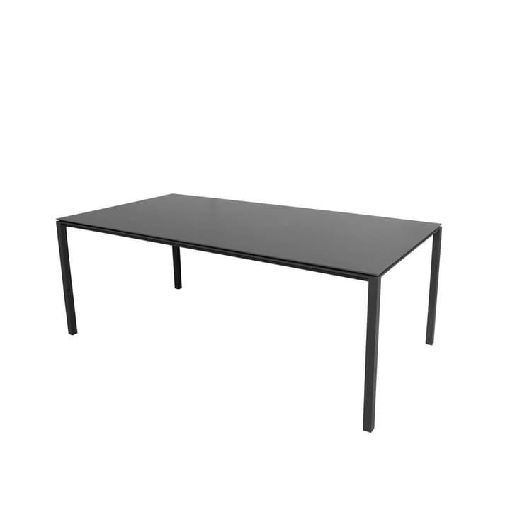 Mesa de jantar Pure - Nero-lava grey 200x100 cm - Cane-line