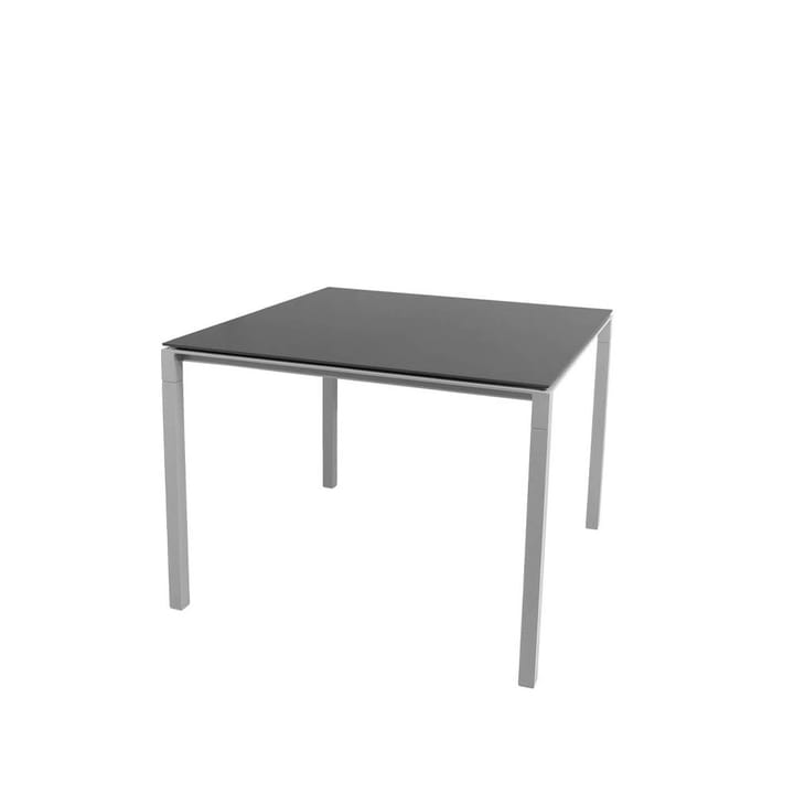 Mesa de jantar Pure - Nero-light grey 100x100 cm - Cane-line