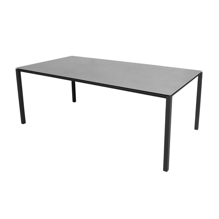 Mesa Pure 200x100 cm Cinza Concreto-Cinza Lava - undefined - Cane-line