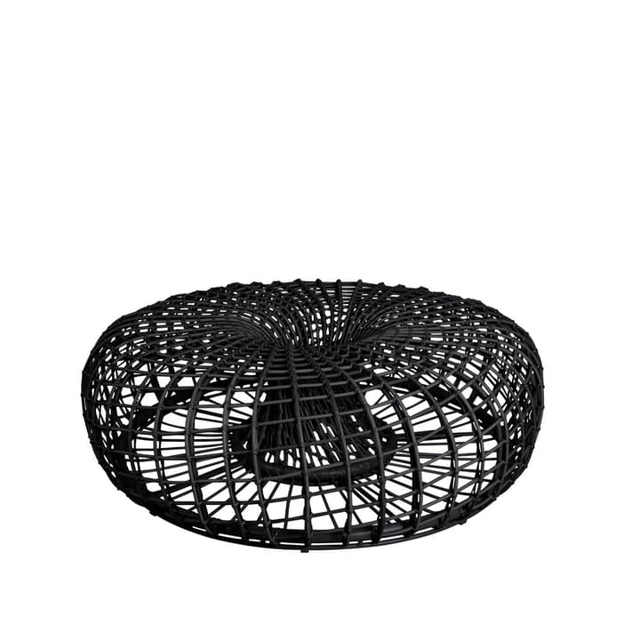 Mesa/banqueta Nest - Lava grey, grande - Cane-line