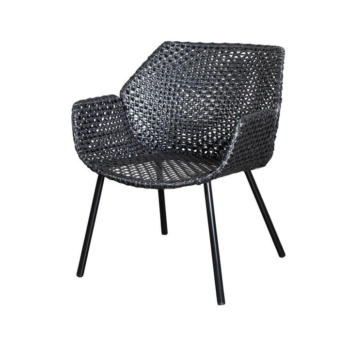 Poltrona lounge Vibe - Black/anthracite - Cane-line