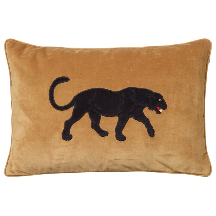 Capa de almofada Embroidered Black Panther 40x60 cm - Amarelo Masala - Chhatwal & Jonsson