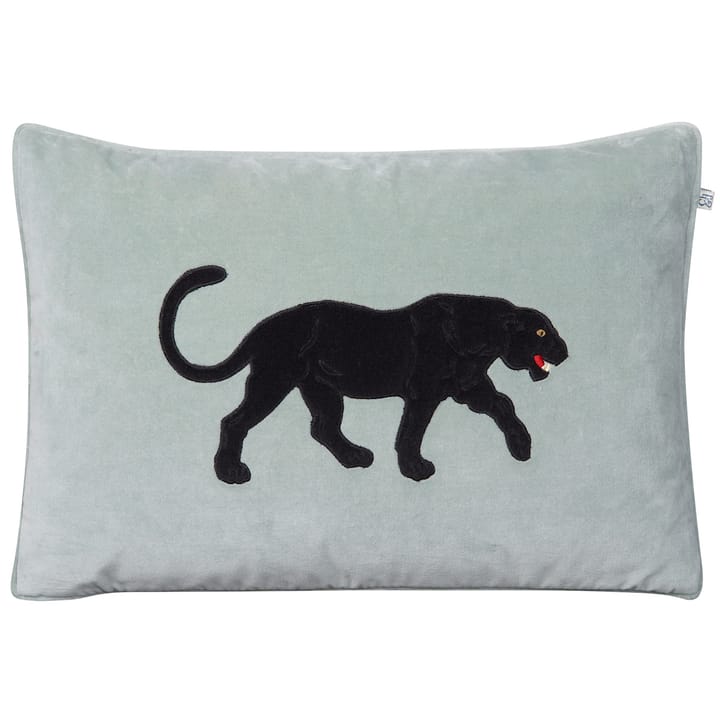 Capa de almofada Embroidered Black Panther 40x60 cm - Aqua - Chhatwal & Jonsson