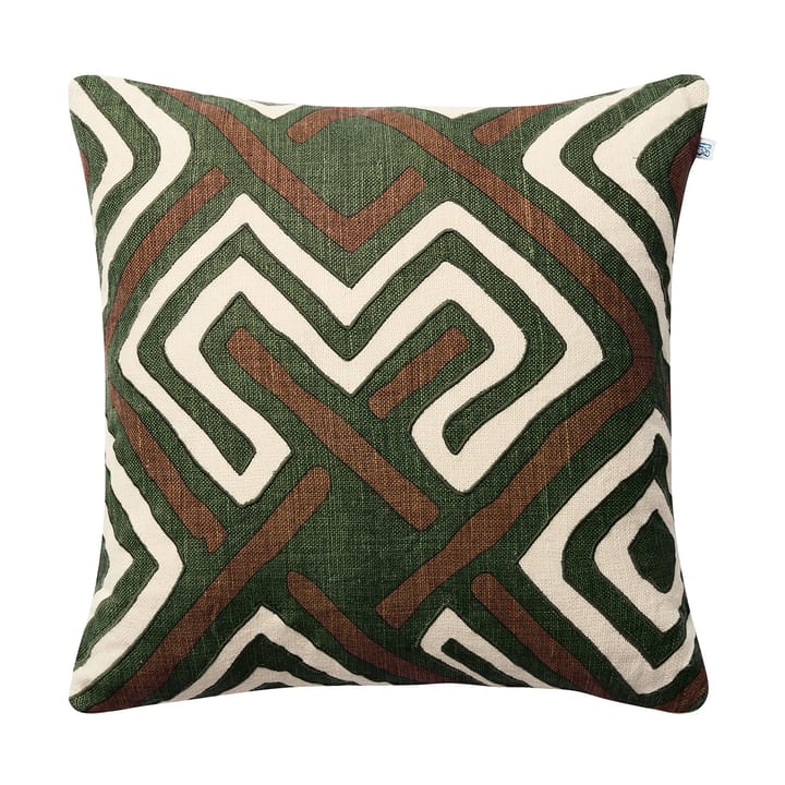 Capa de almofada Gujarat 50x50 cm  - Verde Cactus-Taupe  - Chhatwal & Jonsson