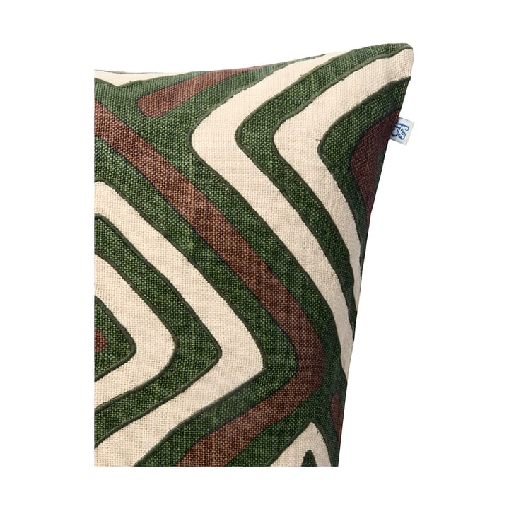 Capa de almofada Gujarat 50x50 cm  - Verde Cactus-Taupe  - Chhatwal & Jonsson