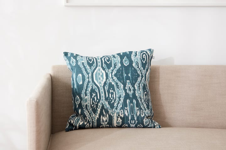 Capa de almofada Ikat Orissa 50x50 cm - Palace blue-heaven blue - Chhatwal & Jonsson