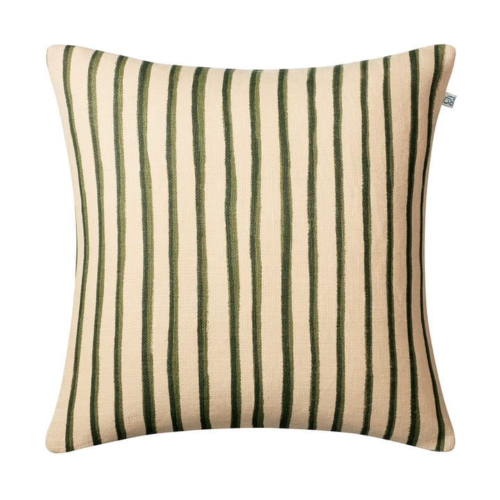 Capa de almofada Jaipur Stripe 50x50 cm - bege-verde-verde - Chhatwal & Jonsson