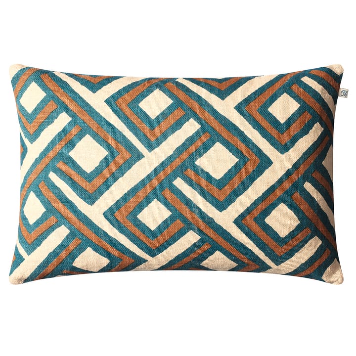 Capa de almofada Lanka 40x60 cm - palace blue-taupe - Chhatwal & Jonsson