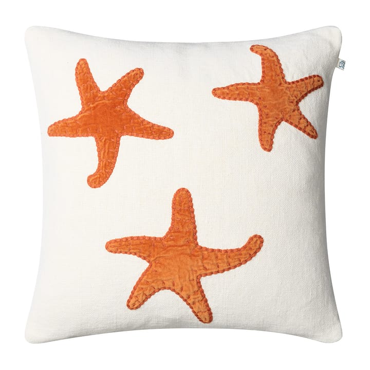 Capa de almofada Star Fish 50x50 cm - Branco sujo-laranja - Chhatwal & Jonsson