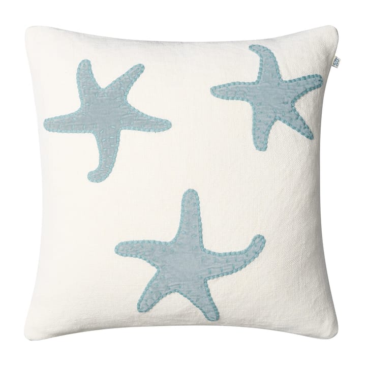 Capa de almofada Star Fish 50x50 cm - Off white-aqua - Chhatwal & Jonsson