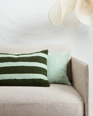 Capa de almofada Stripe linen boucle 40x60 cm - Cactus green-aqua - Chhatwal & Jonsson