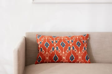 Fronha Ikat Goa 60x40 cm - Apricot orange-heaven blue - Chhatwal & Jonsson