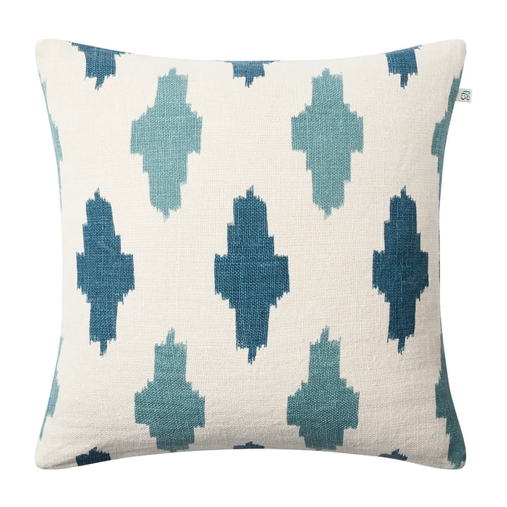 Ikat Agra fronha 50x50 cm - Azul céu- azul palácio - Chhatwal & Jonsson