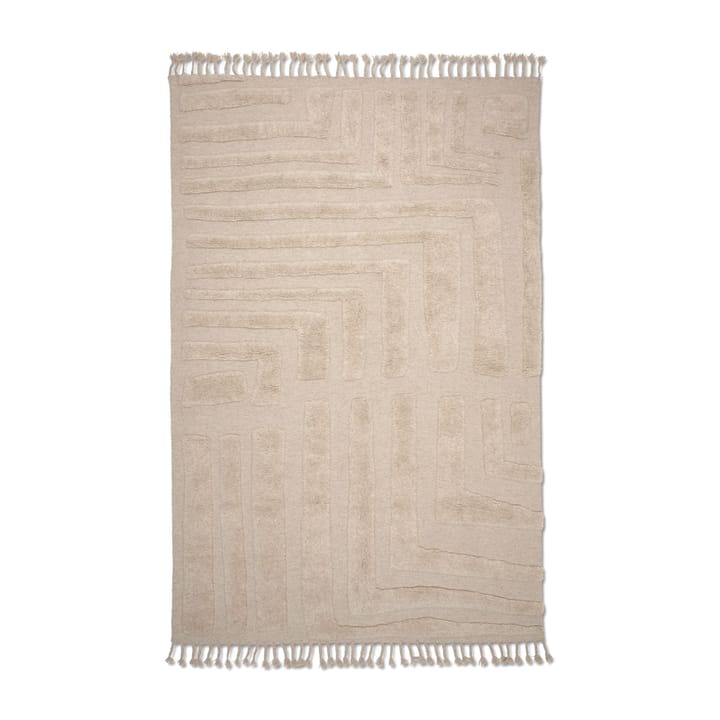 Carpete de lã Field 170x230 cm  - Bege natural - Classic Collection