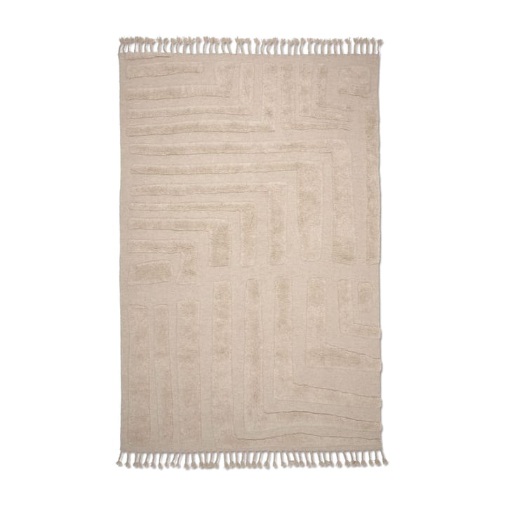 Carpete de lã Field 200x300 cm - Bege natural - Classic Collection