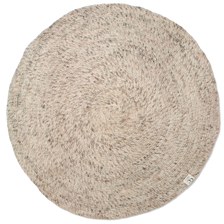 Carpete de lã Merino Ø160 cm redonda  - bege - Classic Collection