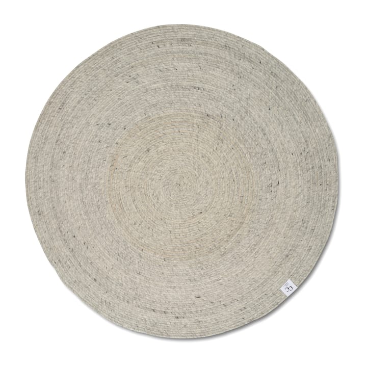 Carpete de lã Merino Ø160 cm redonda  - Concrete - Classic Collection