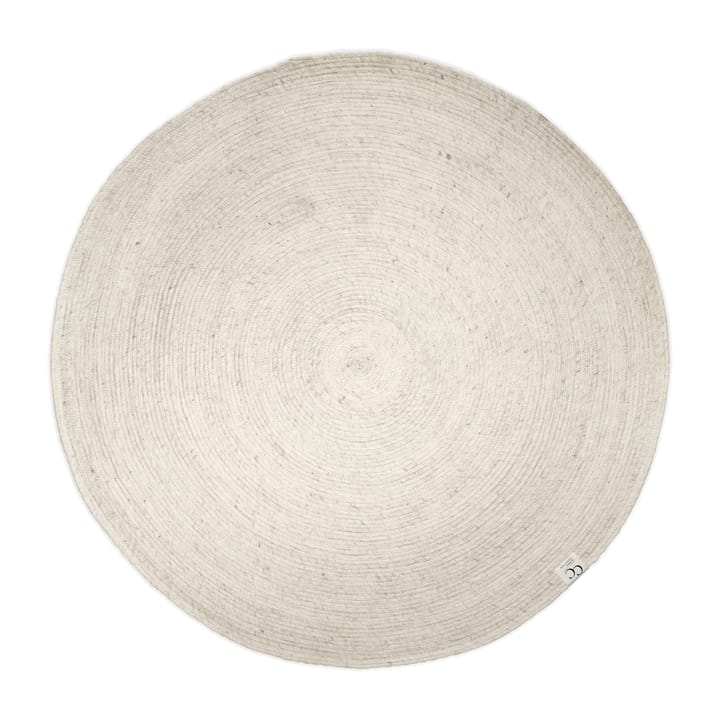 Carpete de lã Merino Ø200 cm redonda  - branco - Classic Collection