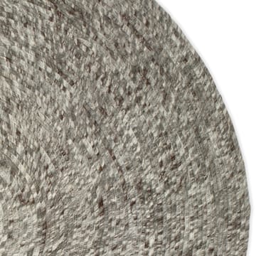 Carpete de lã Merino Ø200 cm redonda  - cinza - Classic Collection