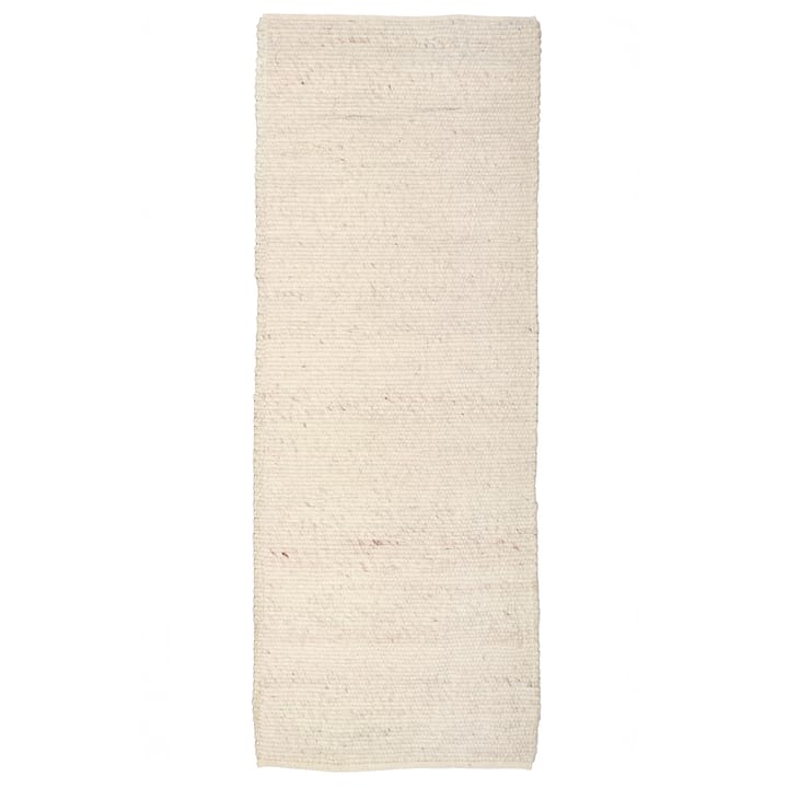 Carpete de lã Merino 80x250 cm - branco - Classic Collection