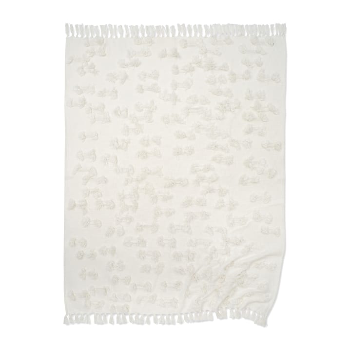 Manta de algodão Rope 130x170 cm  - Branco - Classic Collection