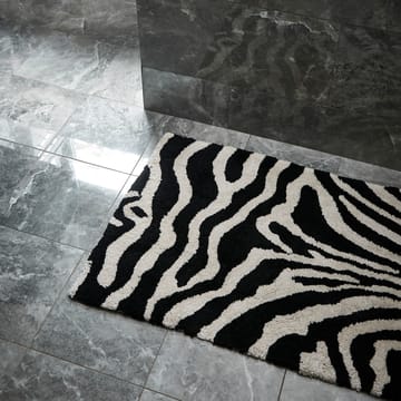 Tapete de casa de banho Zebra 60x90 cm - preto e branco - Classic Collection