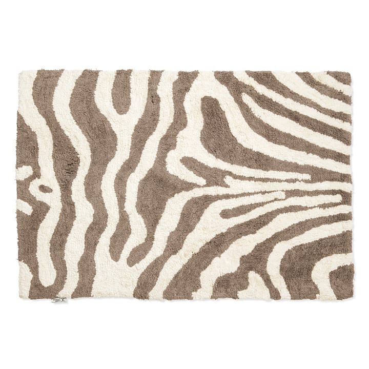 Tapete de casa de banho Zebra 60x90 cm, simply taupe-branco Classic Collection