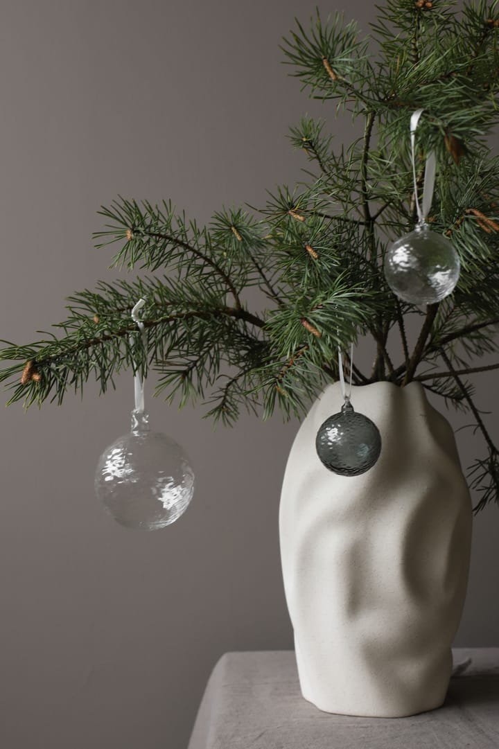 Bola de Natal Gry Marble Ø5 cm 4 un., Clear Cooee Design