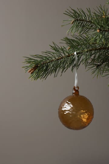 Bola de Natal Gry Marble Ø5 cm 4 un. - Cognac - Cooee Design