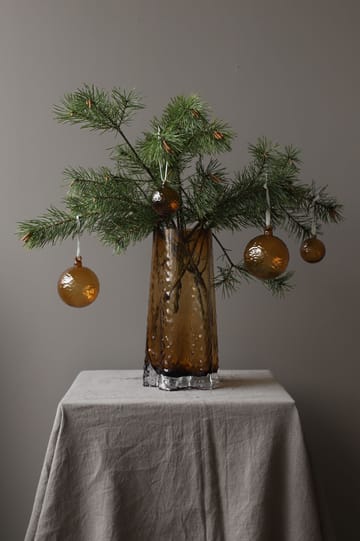 Bola de Natal Gry Marble Ø5 cm 4 un. - Cognac - Cooee Design