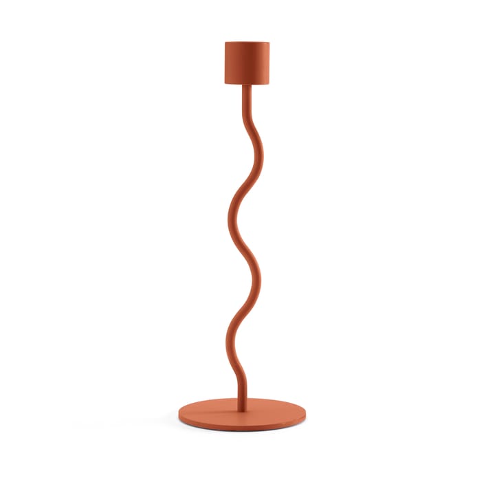 Castiçal Curved 23 cm - Brick red - Cooee Design