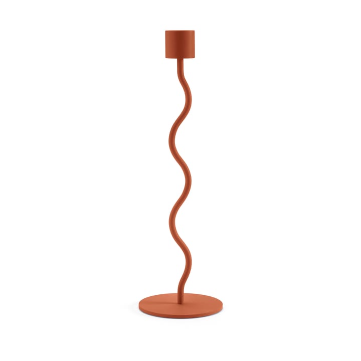 Castiçal Curved 26 cm - Brick red - Cooee Design