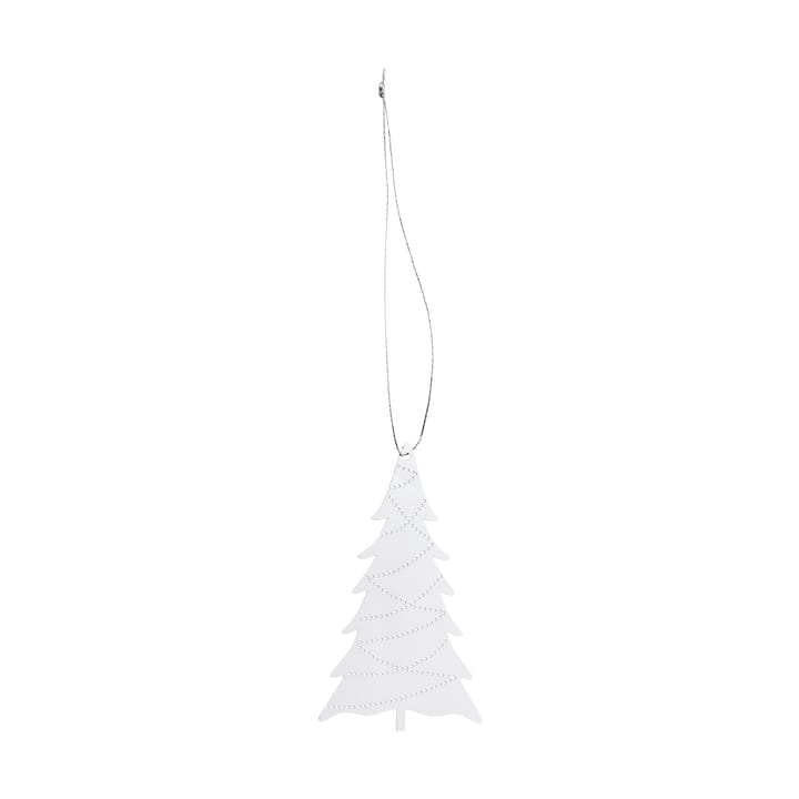 Cooee pendentes de Natal em aço inoxidável, pacote com 4 unidades - Árvore - Cooee Design