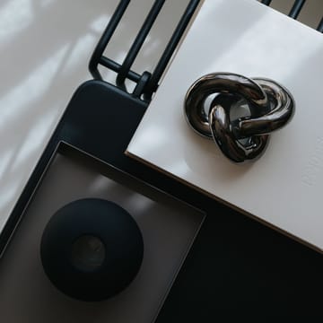 Decoração pequena Knot Table - dark silver - Cooee Design