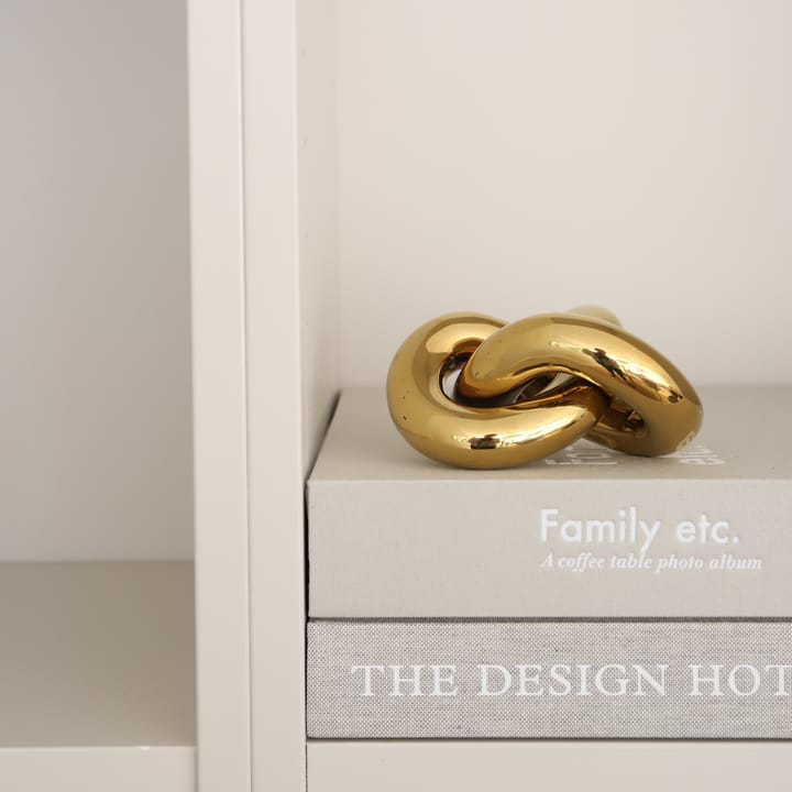 Decoração pequena Knot Table - dourado - Cooee Design