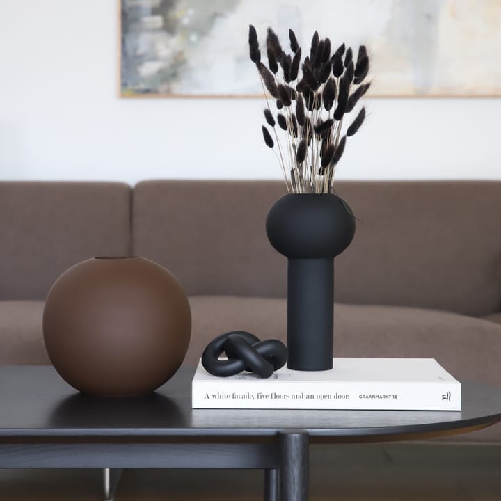 Decoração pequena Knot Table, preto Cooee Design