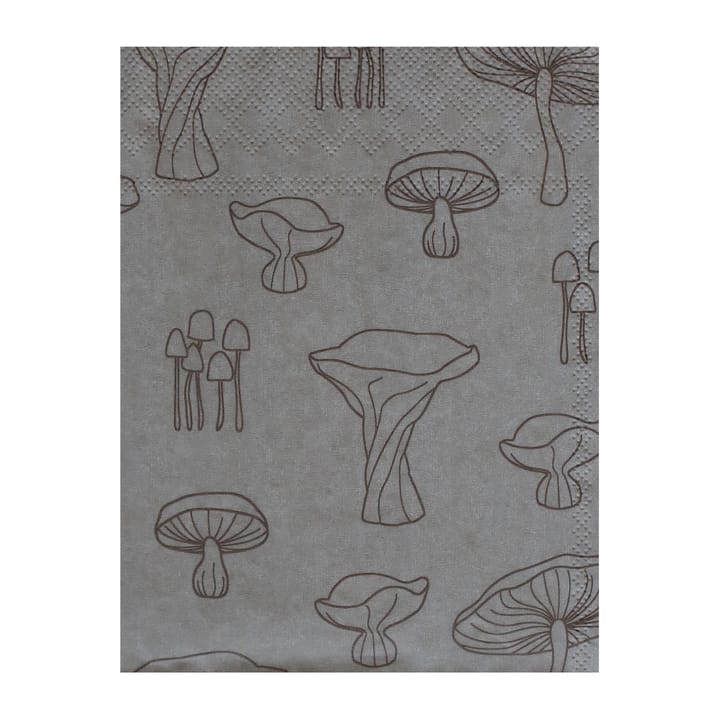 Fungi guardanapo 33x33 cm lote de 20 - Sand-avelã - Cooee Design