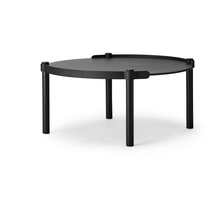 Mesa amadeirada Ø80 cm - Carvalho-preto manchado - Cooee Design
