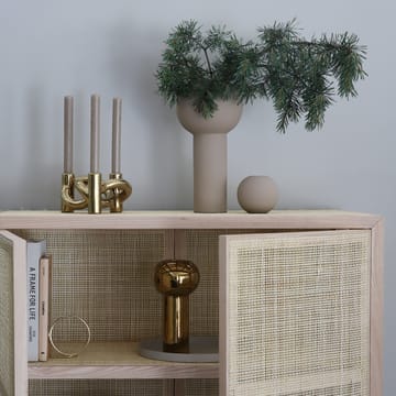 Suporte de três velas Lykke - dourado - Cooee Design