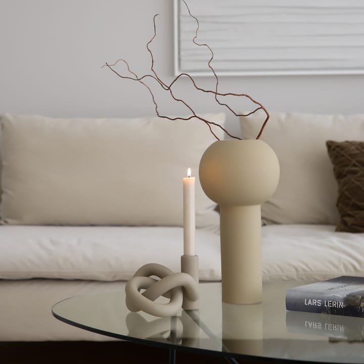 Suporte de uma vela Lykke - areia - Cooee Design