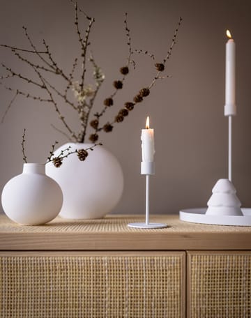 Suporte de velas Cooee 13 cm - Branco - Cooee Design