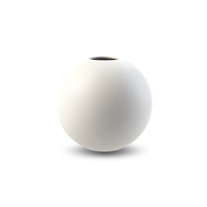 Vaso branco Ball - 8 cm - Cooee Design