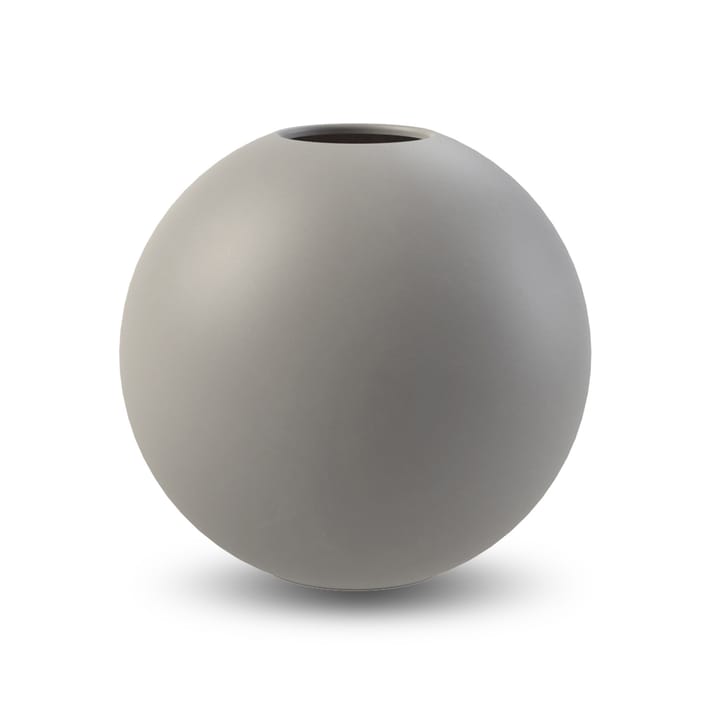 Vaso cinza Ball - 20 cm - Cooee Design