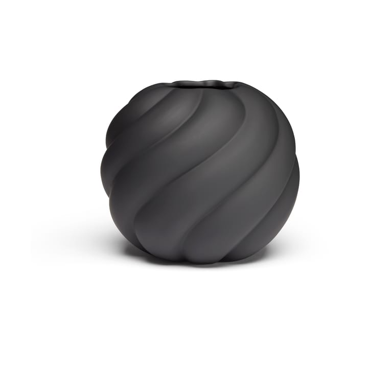 Vaso Twist Ball 12 cm - Black - Cooee Design