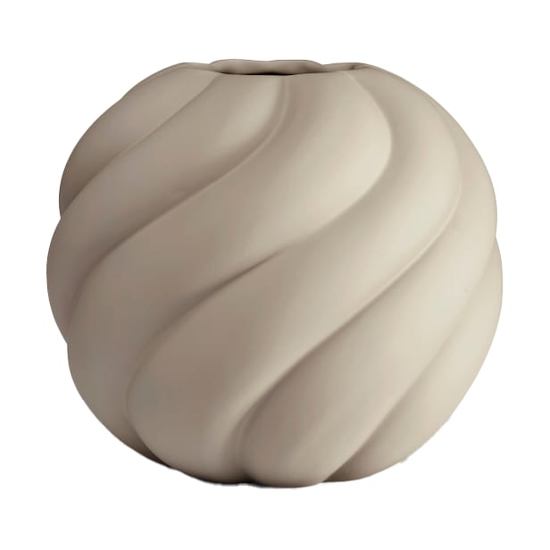 Vaso Twist Ball 12 cm - Sand - Cooee Design