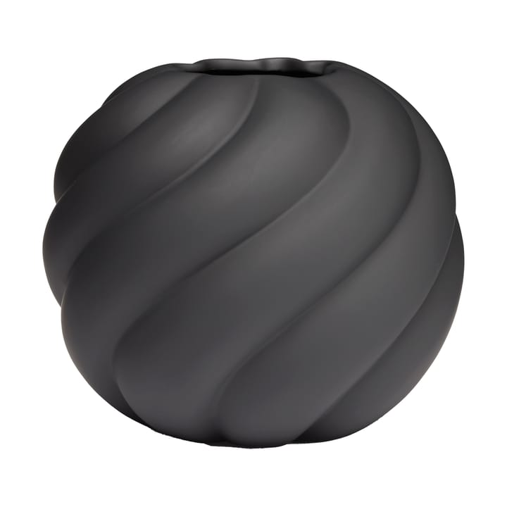 Vaso Twist ball 20 cm - Black - Cooee Design