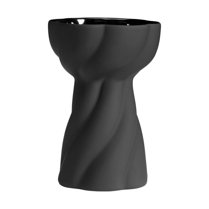 Vaso Twist bulb 12,8 cm - Black - Cooee Design