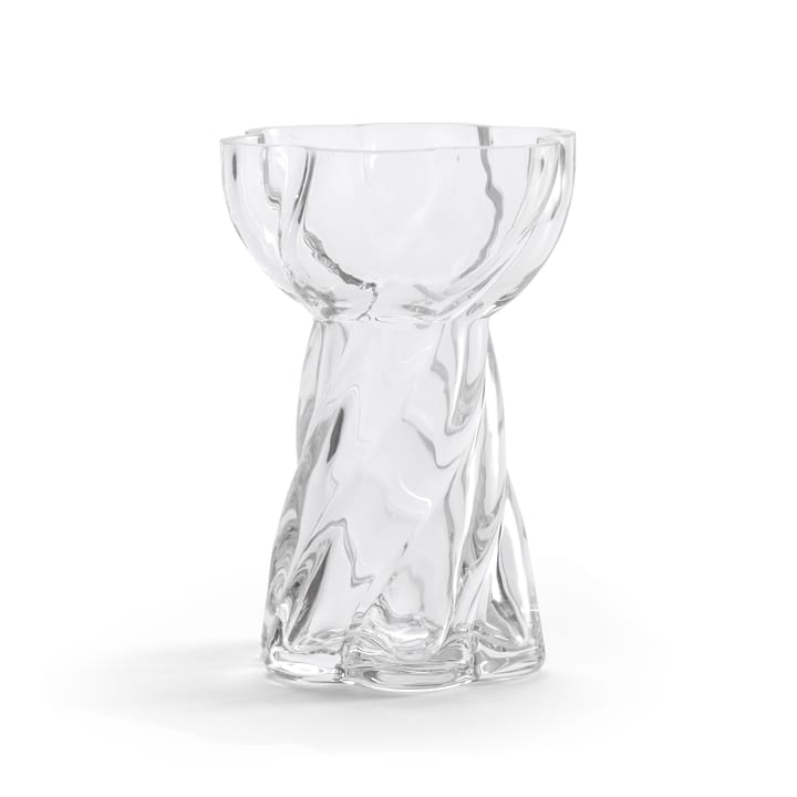 Vaso Twist bulb 12,8 cm - Clear - Cooee Design