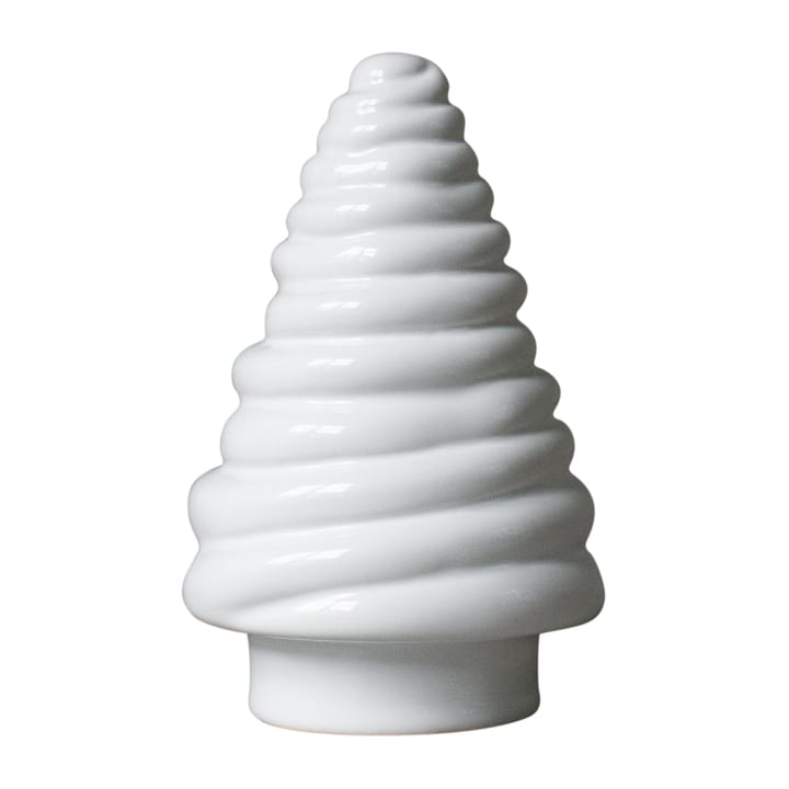 Árvore de Natal decorativa 13 cm Curl tree  - Branco brilhante - DBKD