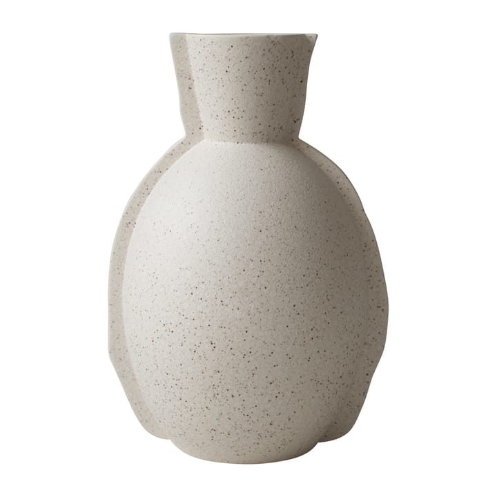 Edge vaso H30 cm - Creme dot - DBKD